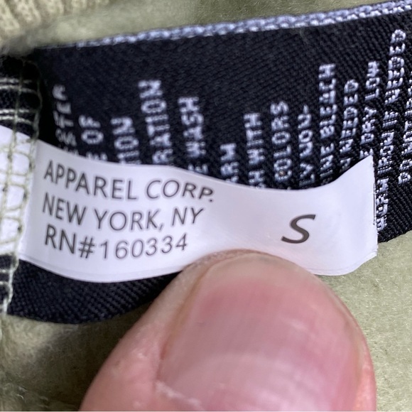 NWT Rick and Morty Pullover Sweatshirt Sz S Olive Green Cartoon Hip Hop Street - Picture 11 of 13